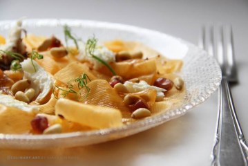 קרפצ’יו דלעת וצנוברים