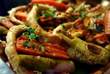 תפריט בהפתעה ליד האח הבוערת